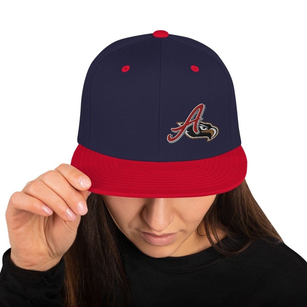El Aguila de veracruz hat, Black/Red, One Size