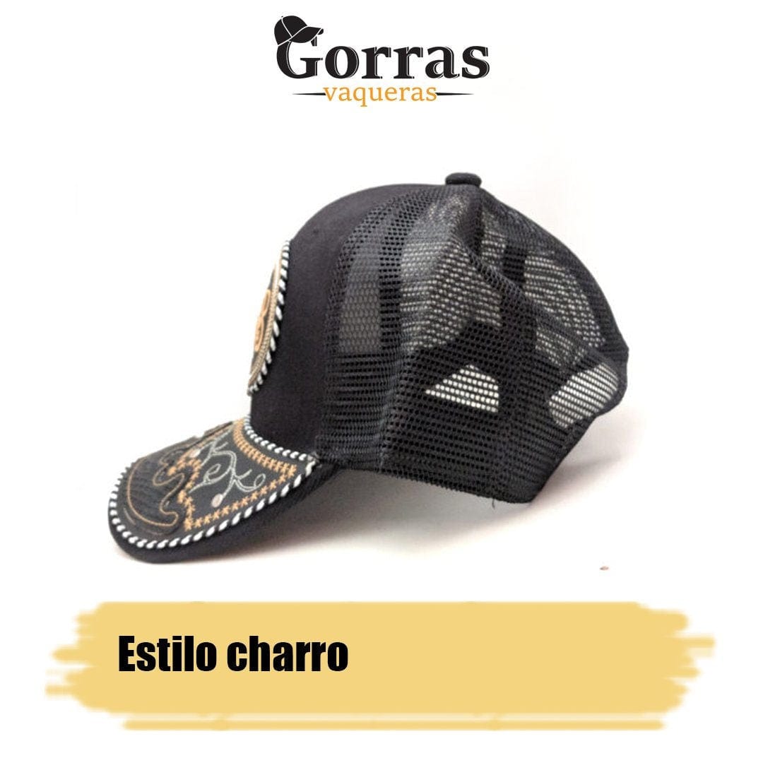 Gorra de Oaxaca para hombre y mujer, 100% Poliéster, Ajustable, Diseño de piel de serpiente