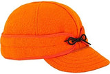 Stormy Kromer Original Kromer Cap   Winter Wool Hat with Earflap, 6 7/8, Orange
