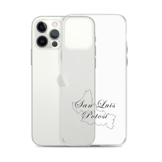 San Luis Potosi iPhone Case, iPhone 12, 13, Clear, Wireless charging compatible