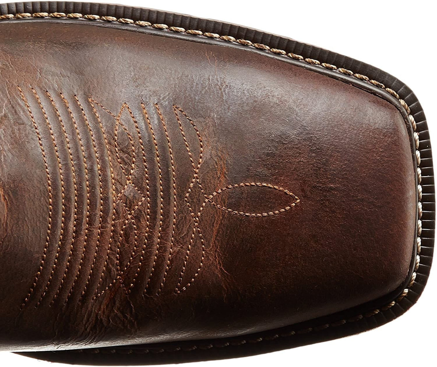 Justin Original Work Boots Men'S Stampede Pull On Square Toe Work Boot , 7, Brown