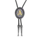 KDG western cowboy zinc alloy BOLO tie, H, One Size