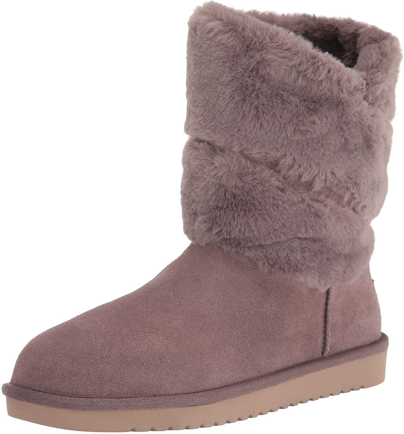 Koolaburra by ugg women's dezi short mid calf boot, 8, Rose