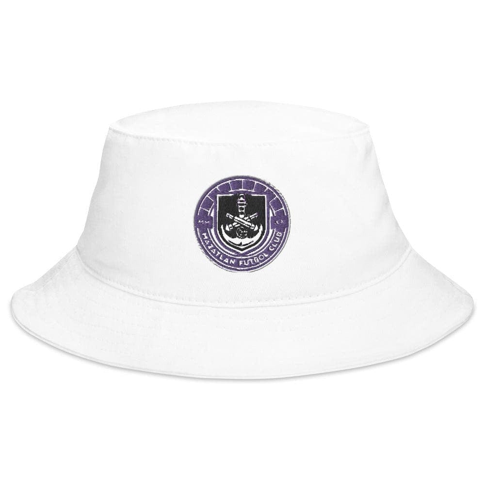 Mazatlan FC Bucket Hat, One Size, White