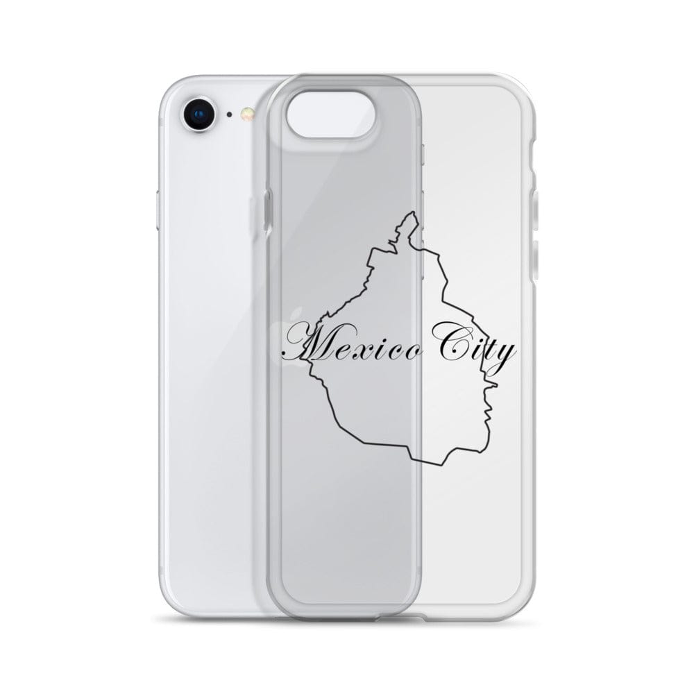 Mexico City iPhone Case, iPhone 11, 13, Clear, Wireless charging compatible