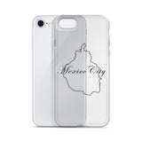 Mexico City iPhone Case, iPhone 11, 13, Clear, Wireless charging compatible
