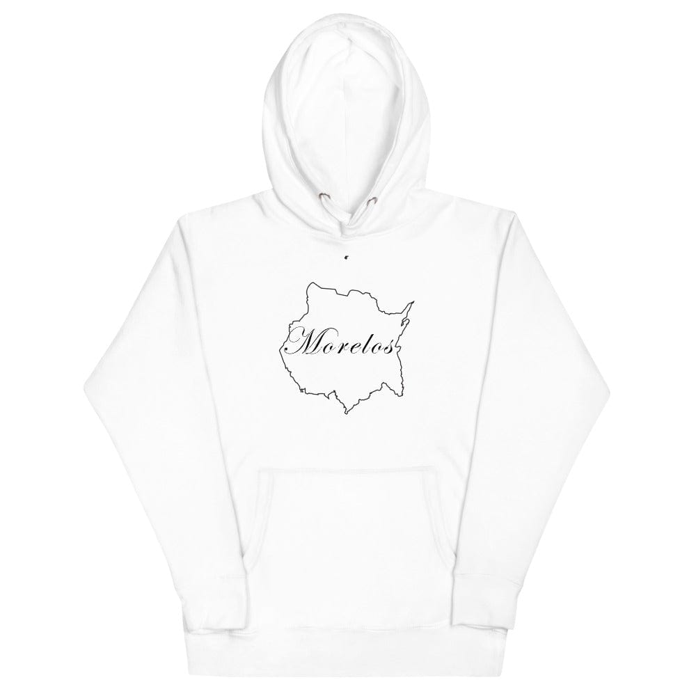 Morelos Unisex Hoodie, S, White