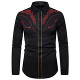 Classic Western Cowboy Shirt – Timeless Black Style with a Rugged Touch