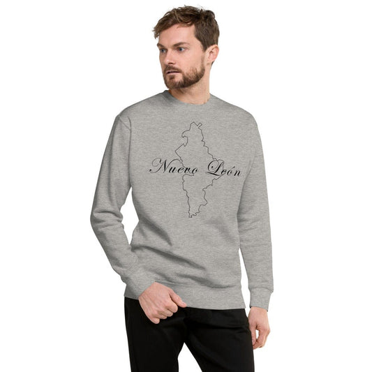 Nuevo Leon Unisex Premium Sweatshirt, Carbon Grey, S