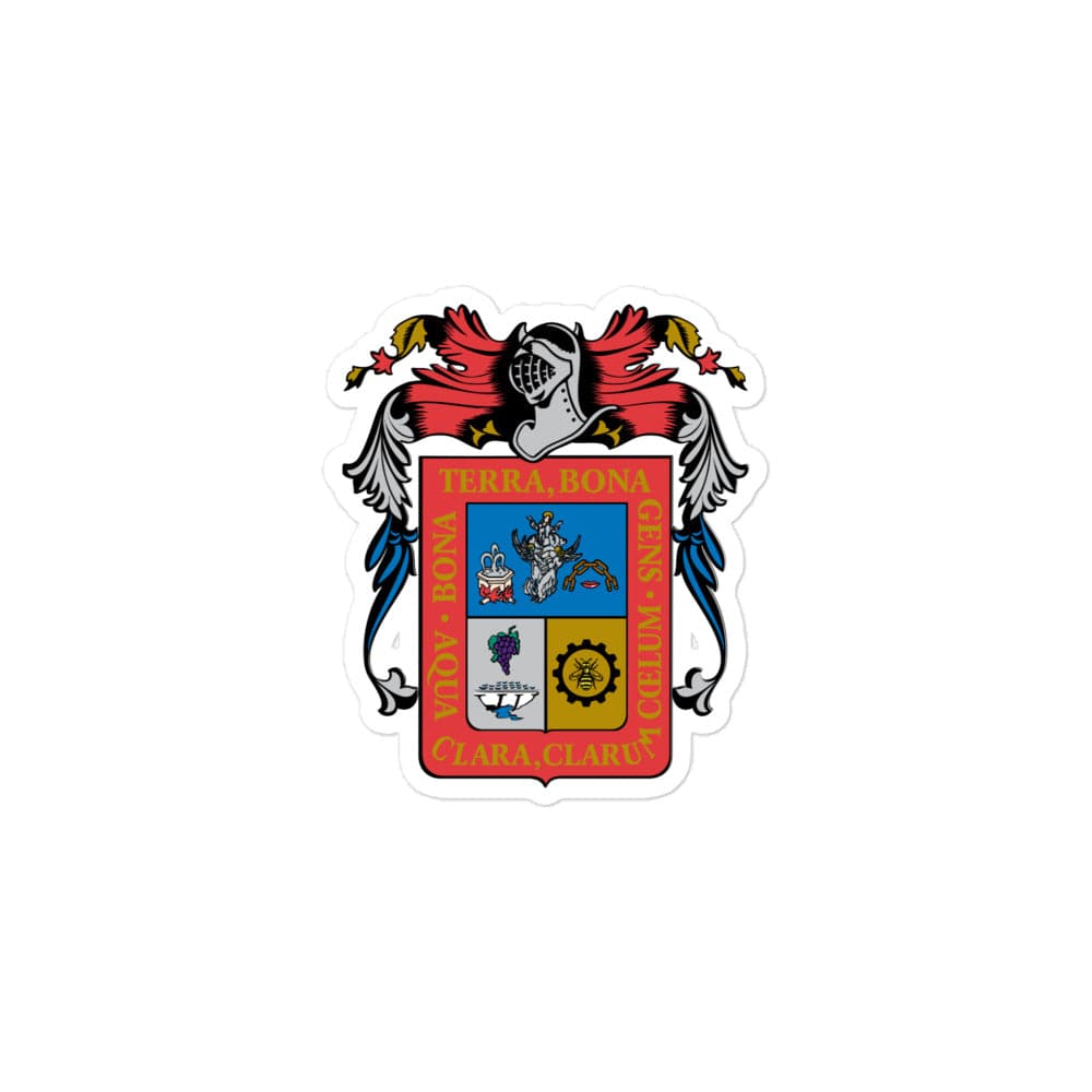 Official Coat of arms of Aguascalientes Die cut Bubble free stickers
