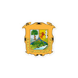 Official Coat of arms of Coahuila Die cut Bubble free stickers, 3"x3", White