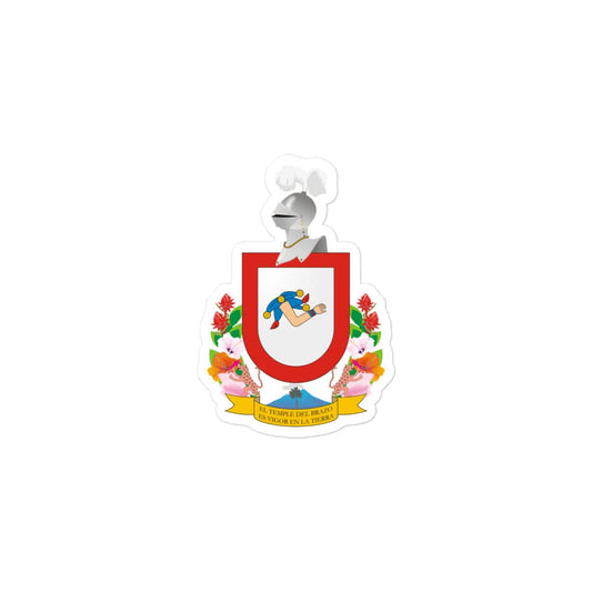 Official Coat of arms of Colima Die cut Bubble free stickers, 3"x3", White