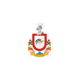 Official Coat of arms of Colima Die cut Bubble free stickers, 3"x3", White
