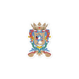 Official Coat of arms of Guanajuato Die cut Bubble free stickers, 3"x3", White