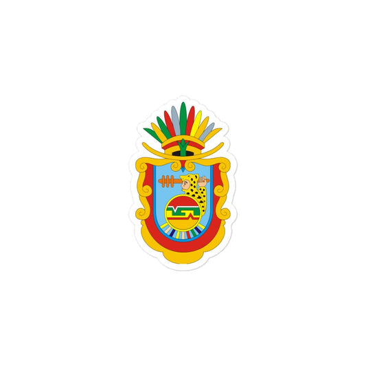 Official Coat of arms of Guerrero Die cut Bubble free stickers, 3"x3", White