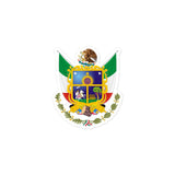 Official Coat of arms of Queretaro Die cut Bubble free stickers, 3"x3", White