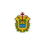 Official Coat of arms of Veracruz Die cut Bubble free stickers, 3"x3", White