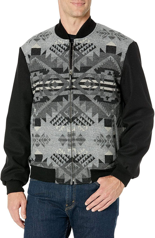 Pendleton Men's Gorge Zip Jacket, S, Black
