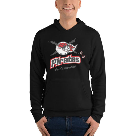 Piratas de Campeche hoodie Unisex, Black, S