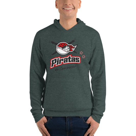 Piratas de Campeche hoodie Unisex, Black, S