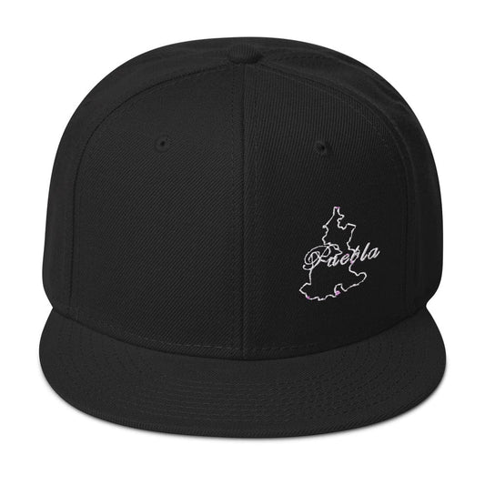 Puebla Snapback Hat Black, Black, One Size
