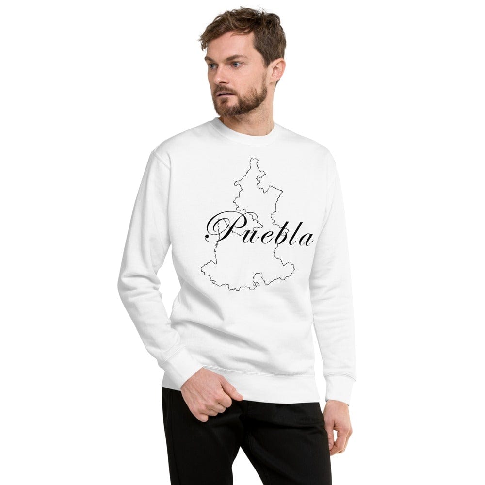 Puebla Unisex Premium Sweatshirt, Carbon Grey, S