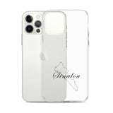Sinaloa iPhone Case, iPhone 12, 13, Clear, Wireless charging compatible