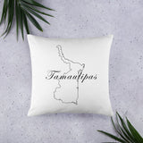 Tamaulipas pillows, White, 18"x18"