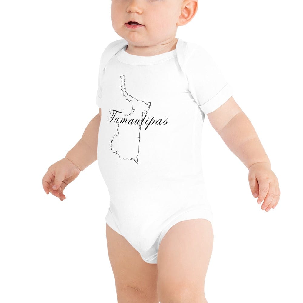 Tamaulipas Short sleeve baby bodysuit, Athletic Heather, 3-6 months