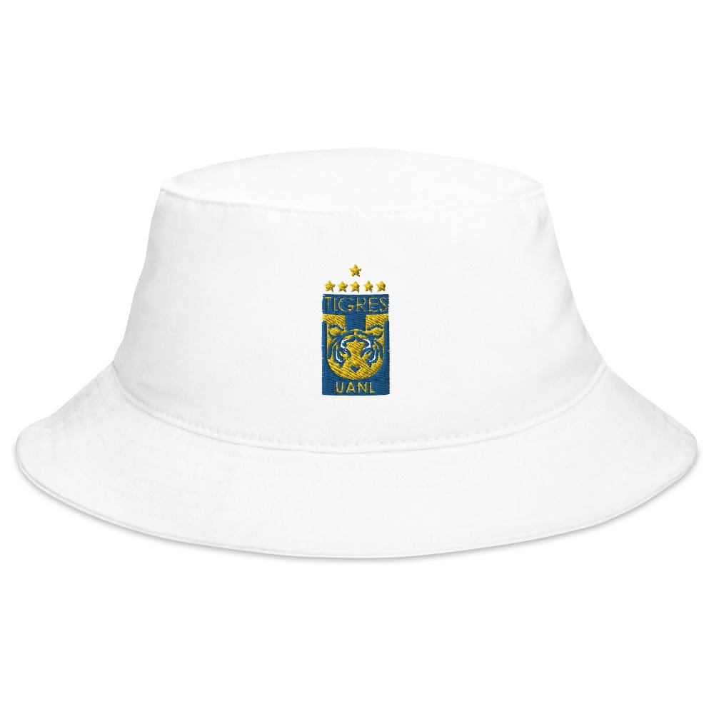 Tigres UANL Bucket Hat, One Size, White