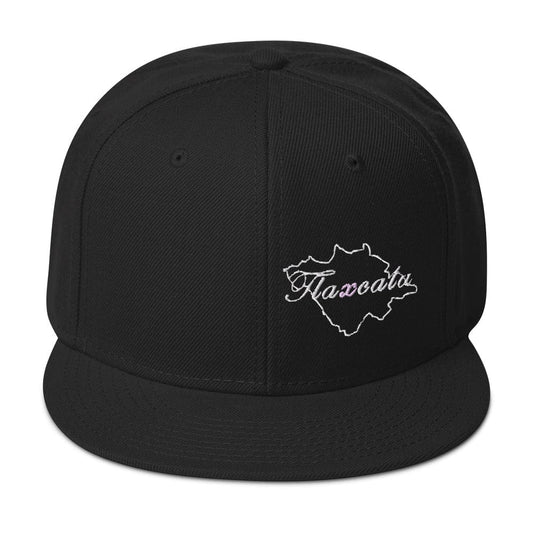 Tlaxcala Snapback Hat, Black, One Size