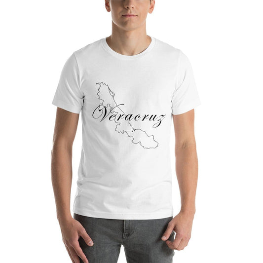 Veracruz Shirt, Short Sleeve, Unisex T Shirt, Silver, S