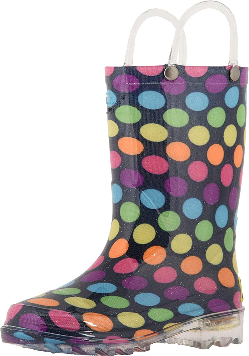 Botas de lluvia impermeables para niños Western Chief que se iluminan con cada paso