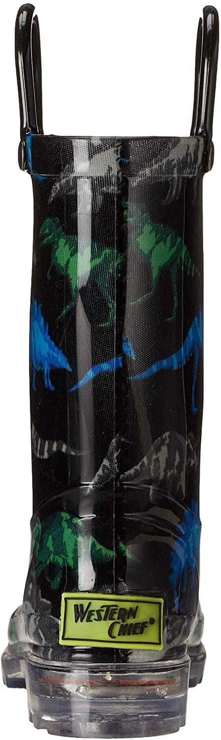 Botas de lluvia impermeables para niños Western Chief que se iluminan con cada paso