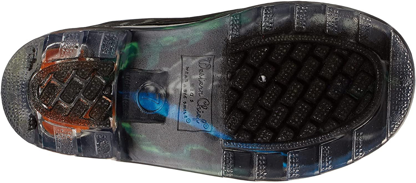 Botas de lluvia impermeables para niños Western Chief que se iluminan con cada paso
