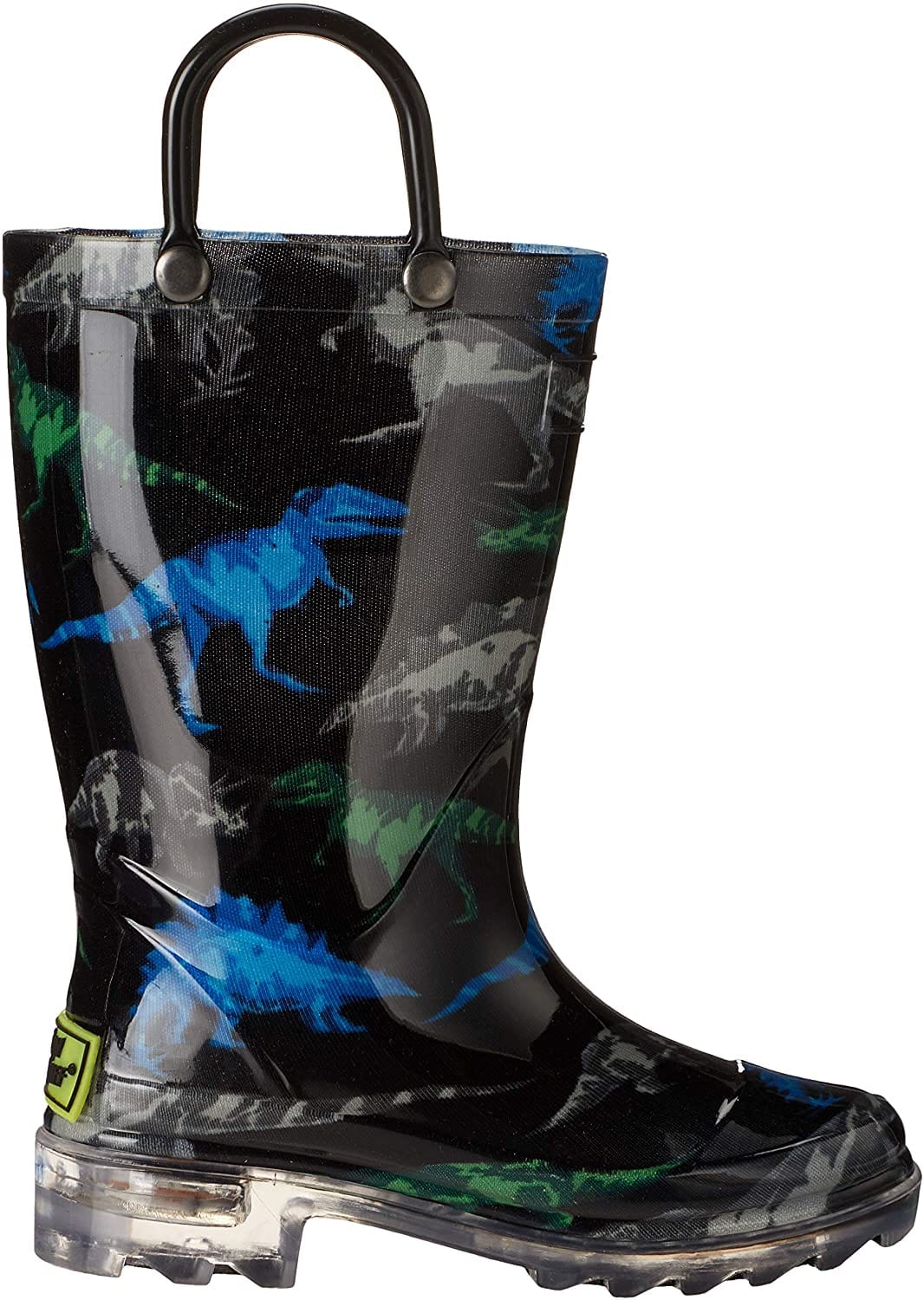 Botas de lluvia impermeables para niños Western Chief que se iluminan con cada paso