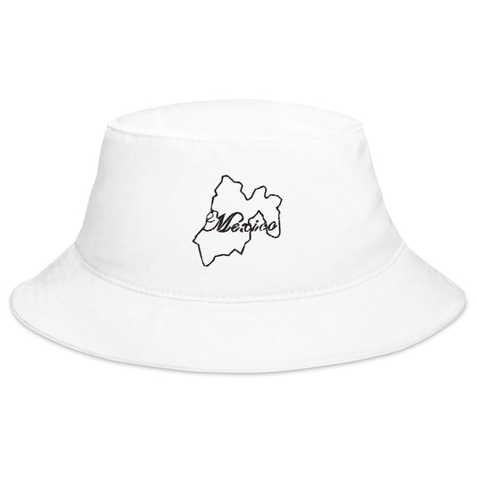 Mexico Bucket Hat, Black, One Size