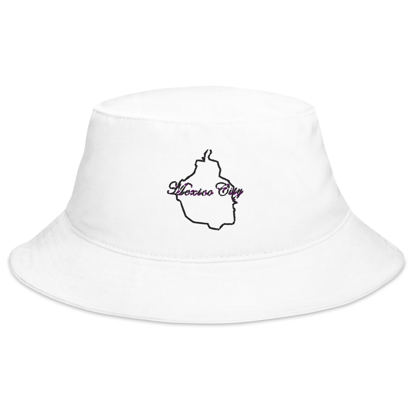 Mexico City Bucket Hat, Black, One Size