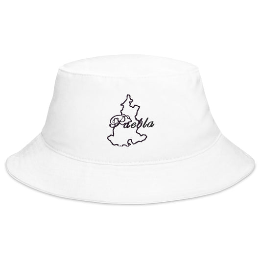 Puebla Bucket Hat, Black, One Size