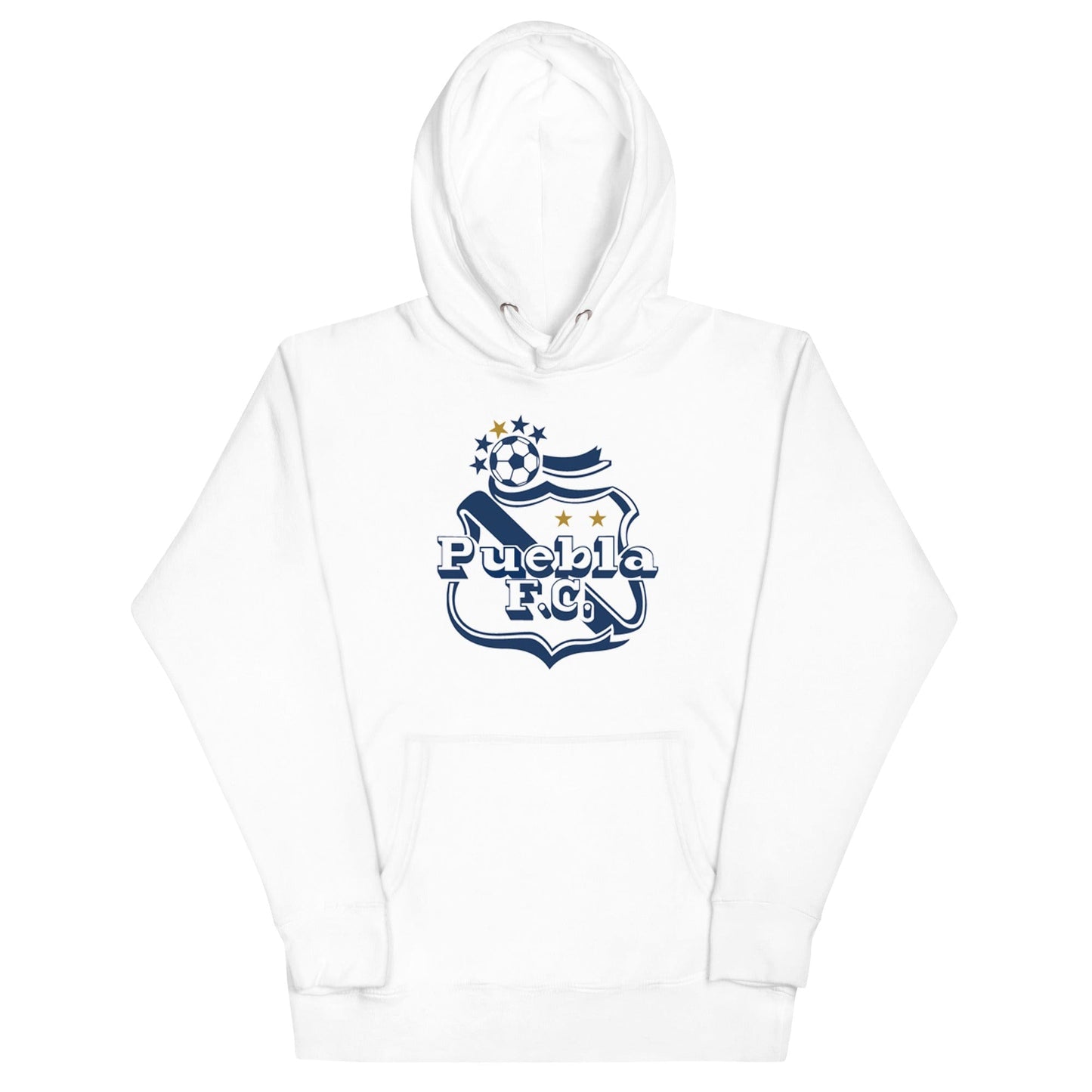 Club Puebla Hoodie Unisex – Stylish and Comfortable for Fans of All Ages, White, S