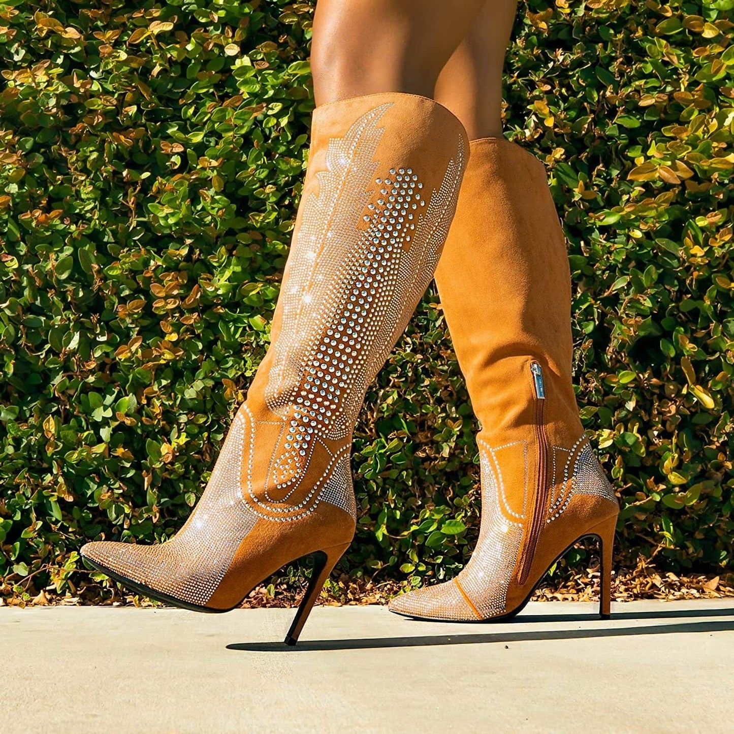 Botas altas hasta la rodilla estilo vaquero para mujer de Cape Robbin Olkley