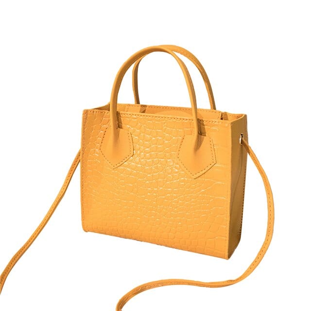 Ladies Shoulder Bag, yellow, One Size