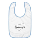 Yucatan baby bib Yucatan Baby Bib , White, One Size