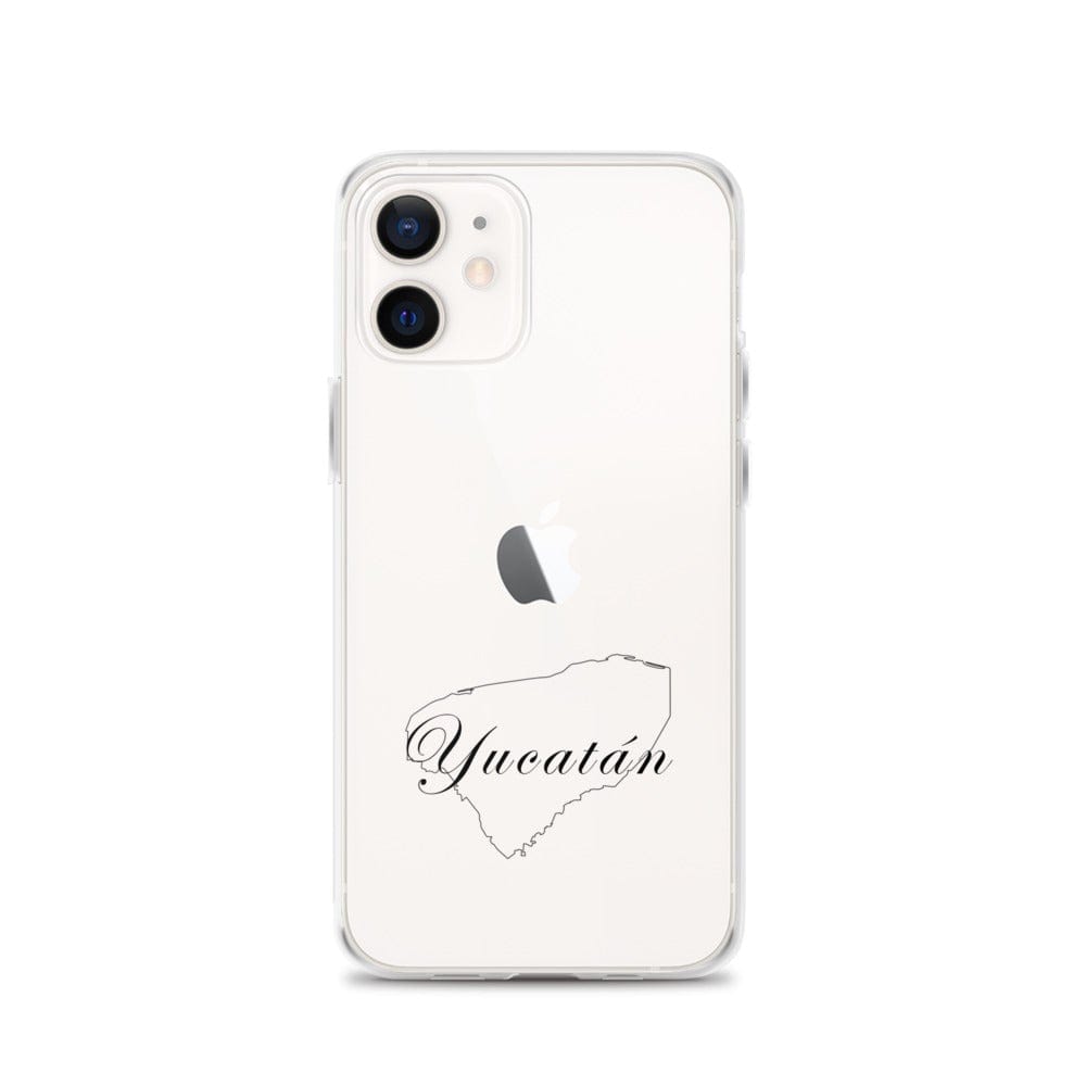 Yucatan iPhone Case, iPhone 12, 13, Clear, Wireless charging compatible