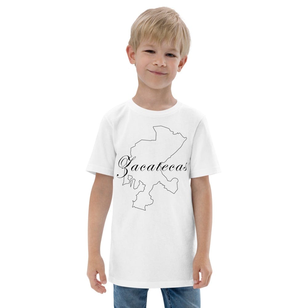 Zacatecas Youth knit t shirt, XS, White