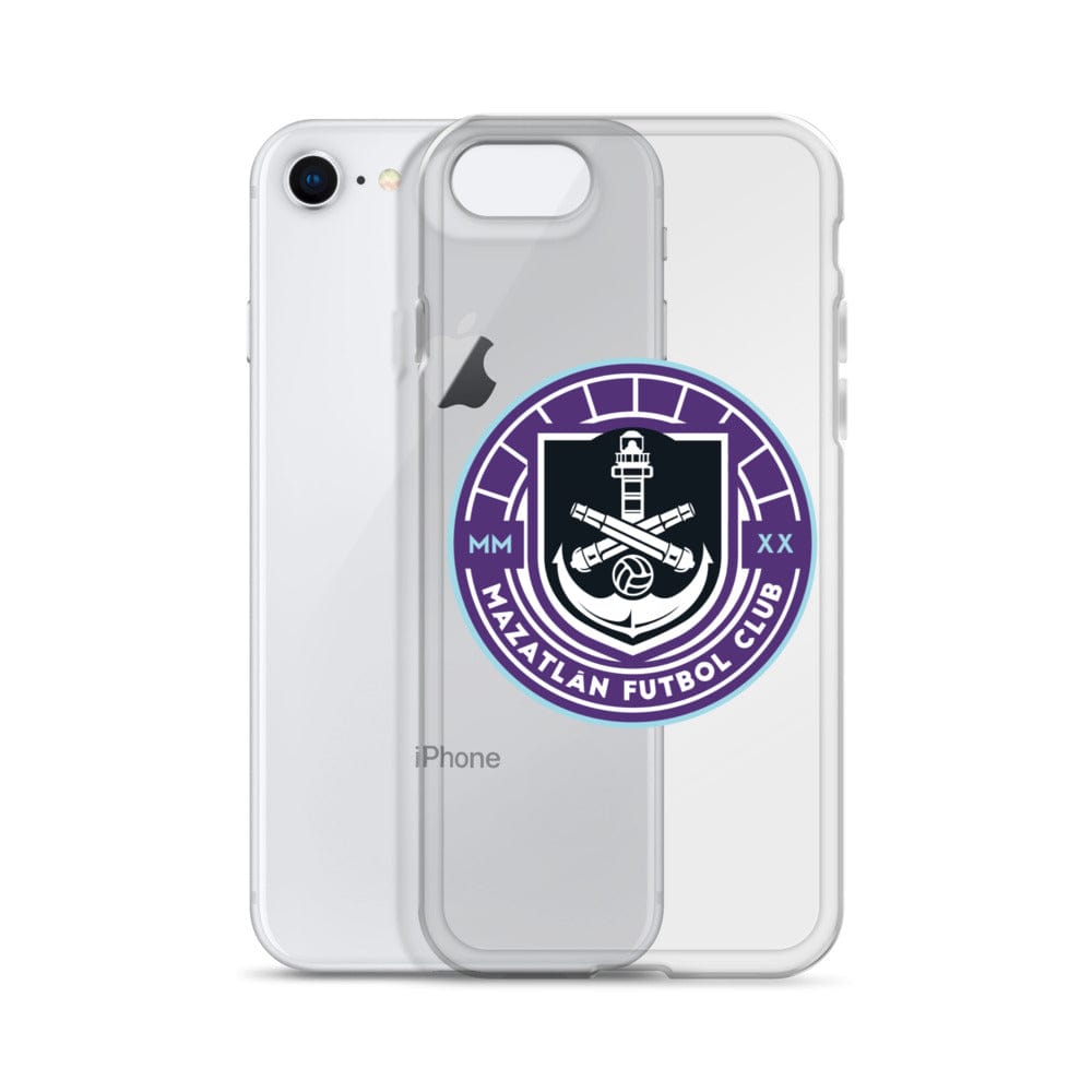 Club Mazatlan FC iPhone Case, iPhone 7 Plus/8 Plus, 13, Clear, Wireless charging compatible