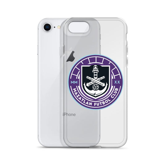 Club Mazatlan FC iPhone Case, iPhone 7 Plus/8 Plus, 13, Clear, Wireless charging compatible