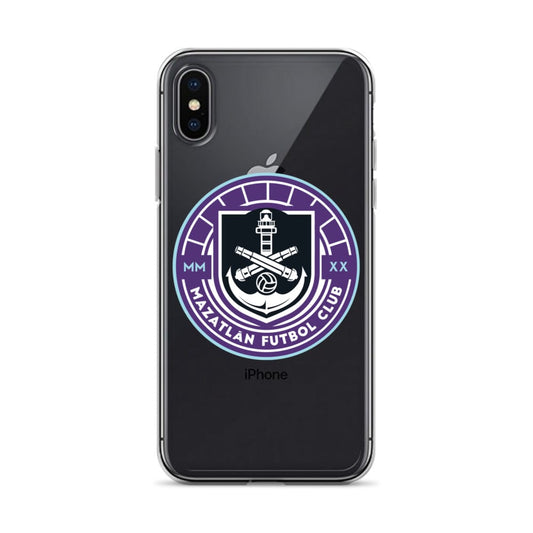 Club Mazatlan FC iPhone Case, iPhone 7 Plus/8 Plus, 13, Clear, Wireless charging compatible