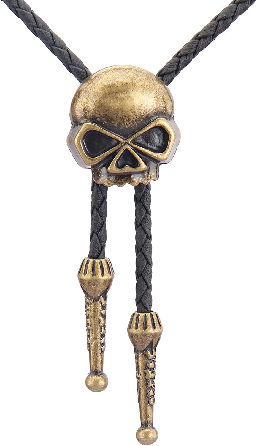 GelConnie Native American Bolo Tie – Stylish Western Necktie for Men & Women, American Eagle Bolo Tie silver, One Size