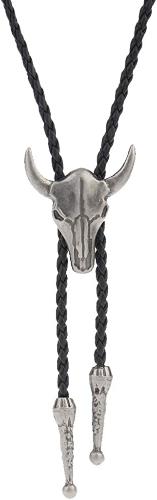 GelConnie Native American Bolo Tie – Stylish Western Necktie for Men & Women, American Eagle Bolo Tie silver, One Size